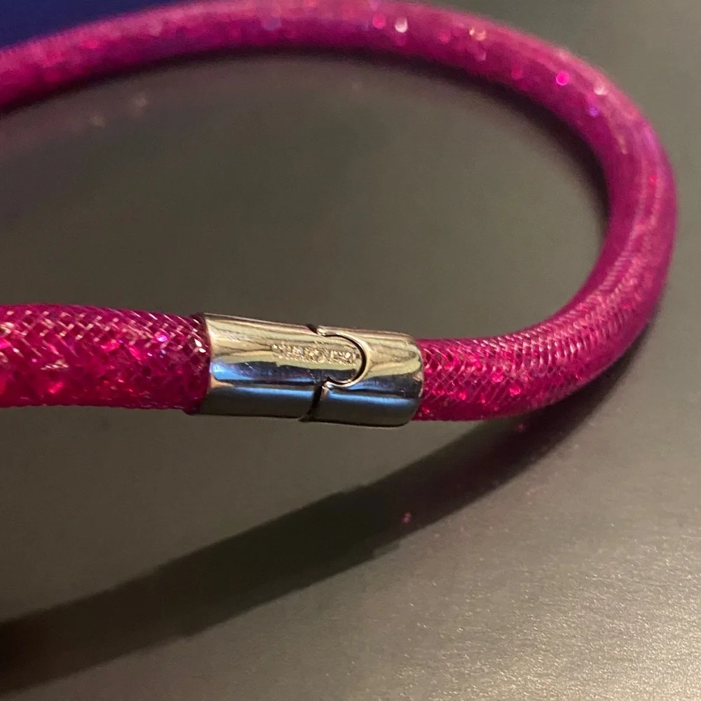 Swarovski Fuchsia Crystal choker - Picture 4 of 5